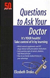 50 Plus One Questions to Ask Your Doctor (Hardcover, Large Print)
