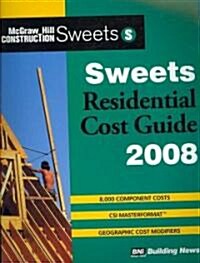 Sweets Residential Cost Guide 2008 (Paperback)