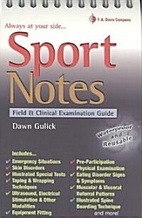 Sport Notes: Field & Clinical Examination Guide (Spiral)