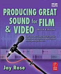 [중고] Producing Great Sound for Film and Video [With CD] (Paperback, 3rd)