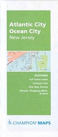Rand McNally Atlantic City/Ocean City, New Jersey Champion Map (Map, FOL)