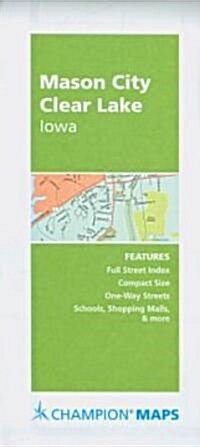 Mason City/Clear Lake, Iowa Champion Map (Map, FOL)