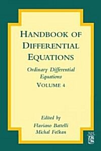 Handbook of Differential Equations: Ordinary Differential Equations: Volume 4 (Hardcover)