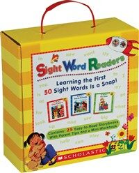 Sight Word Readers Boxed Pack: Learning the First 50 Sight Words Is a Snap! (Storybook 25권 + Mini-Workbook 1권)