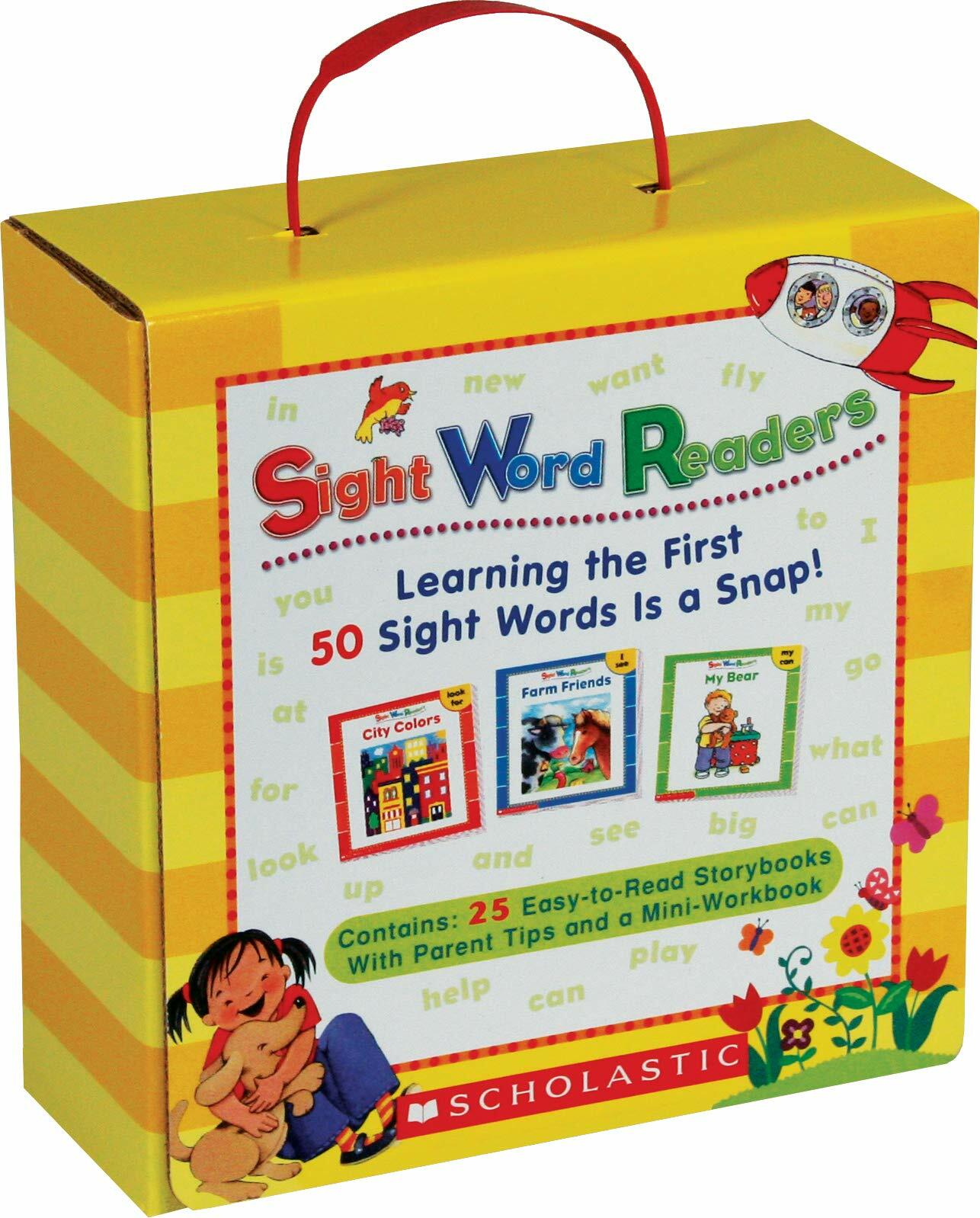 Sight Word Readers Boxed Pack: Learning the First 50 Sight Words Is a Snap! (Storybook 25권 + Mini-Workbook 1권)