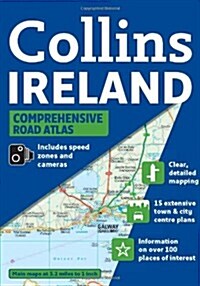 Collins Ireland Comprehensive Road Atlas (Spiral)