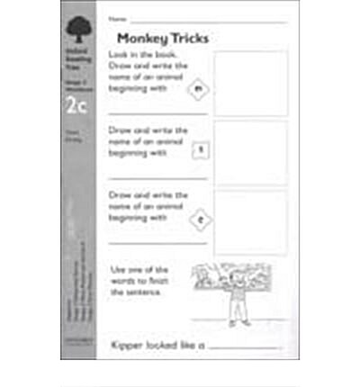 Oxford Reading Tree: Level 2: Workbooks: Workbook 2c (Pack of 6) (Paperback)