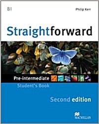 Straightforward 2nd Edition Pre-Intermediate Level Students Book (Paperback)