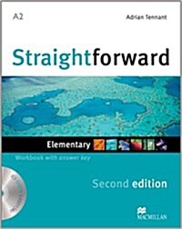 Straightforward 2nd Edition Elementary Level Workbook with key & CD (Package)