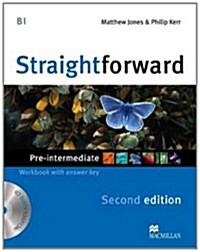 Straightforward 2nd Edition Pre-Intermediate Level Workbook with key & CD Pack (Package)