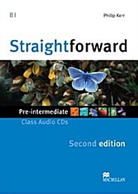 Straightforward 2nd Edition Pre-Intermediate Level Class Audio CDx2 (CD-Audio)
