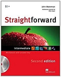 Straightforward 2nd Edition Intermediate Level Workbook with key & CD Pack (Package)