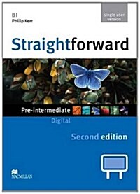 Straightforward 2nd Edition Pre-Intermediate Level Digital DVD Rom Single User (DVD-ROM)