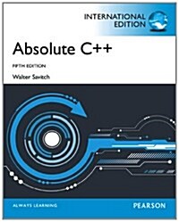 [중고] Absolute C++ (Package, International ed of 5th revised ed)