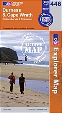 Durness and Cape Wrath (Sheet Map, folded, A1)