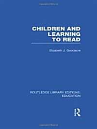 Children and Learning to Read (RLE Edu I) (Hardcover)