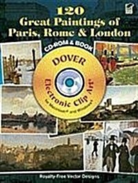 120 Great Paintings of Paris, Rome & London (Hardcover)