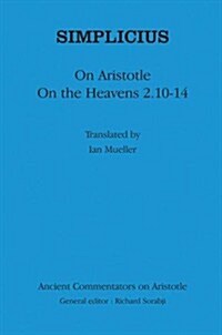 Simplicius Aristotle Heavens (Hardcover)