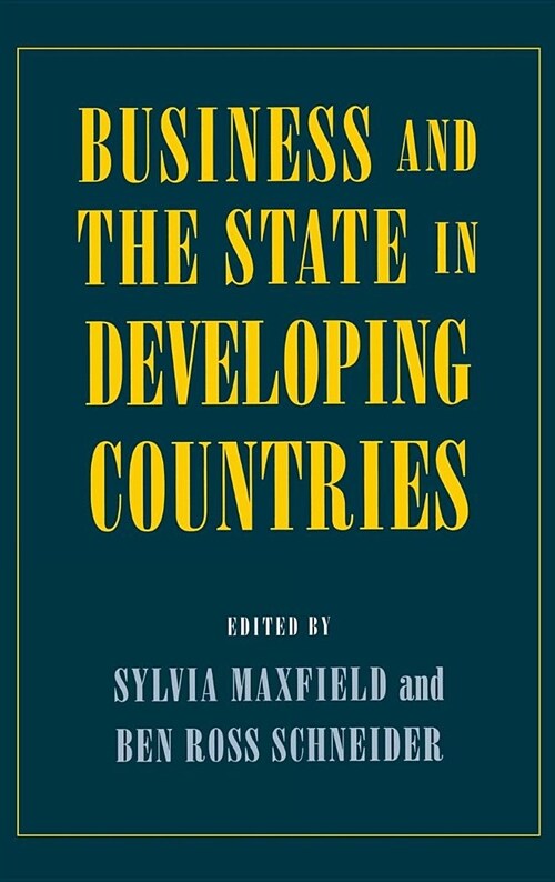 Business and the State in Developing Countries: Germany in Europe (Hardcover)