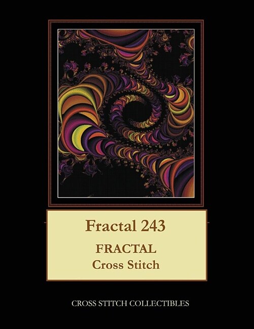 Fractal 243: Fractal Cross Stitch Pattern (Paperback)