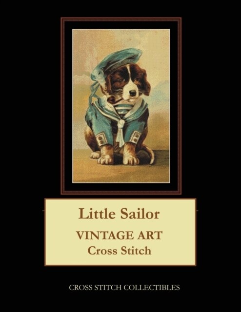 Little Sailor: Vintage Art Cross Stitch Pattern (Paperback)