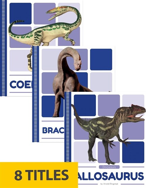 Dinosaurs (Set of 8) (Paperback)