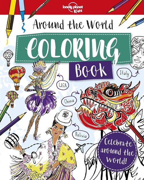 Lonely Planet Kids Around the World Coloring Book (Paperback)
