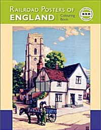 Railroad Posters of England Colouring Book (Paperback)