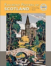 Railroad Posters of Scotland Colouring Book (Paperback)