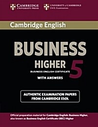 Cambridge English Business 5 Higher Students Book with Answers (Paperback)