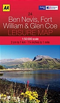 Leisure Map Ben Nevis, Fort William and Glen Coe (Folded)