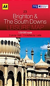 Leisure Map Brighton & the South Downs (Folded)