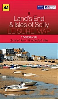 Leisure Map Lands End & Isles of Scilly (Folded)