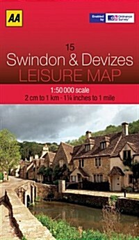 Leisure Map Swindon & Devizes (Folded)