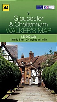 Gloucester and Cheltenham (Sheet Map, folded)