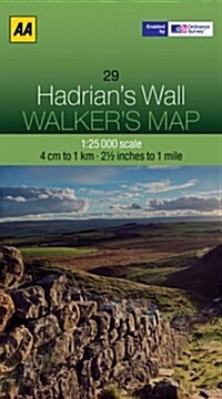 Hadrians Wall (Sheet Map, folded)