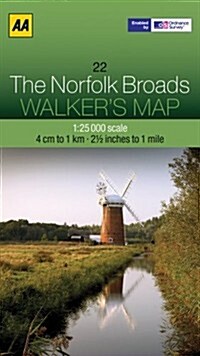 The Norfolk Broads (Sheet Map, folded)