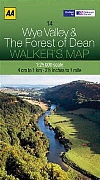 Wye Valley and The Forest of Dean (Sheet Map, folded)