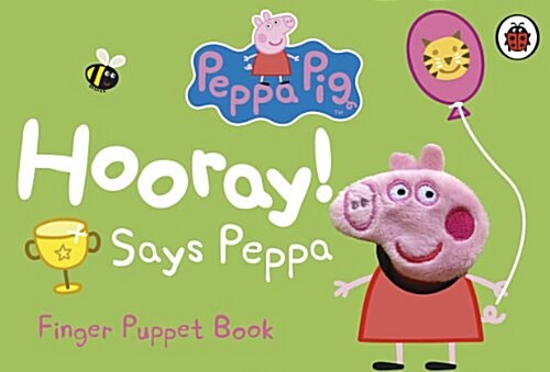 [중고] Peppa Pig: Hooray! Says Peppa Finger Puppet Book (Board Book)