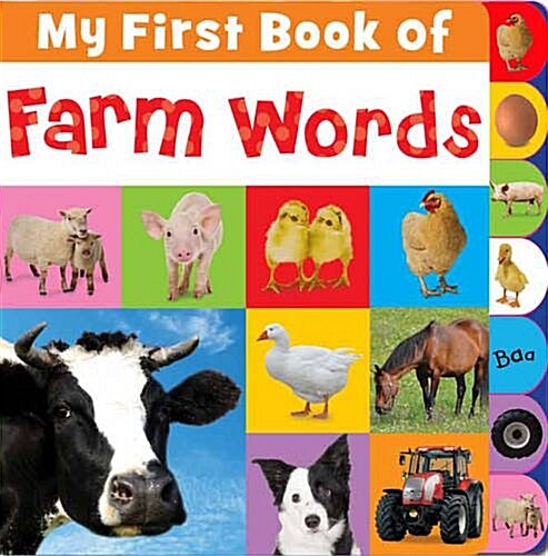 My First Book Of Farm Words (Board Book)