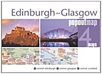 Edinburgh & Glasgow PopOut Map (Hardcover)