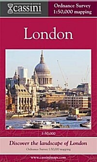 London : Discover the Landscape of London (Sheet Map, folded)