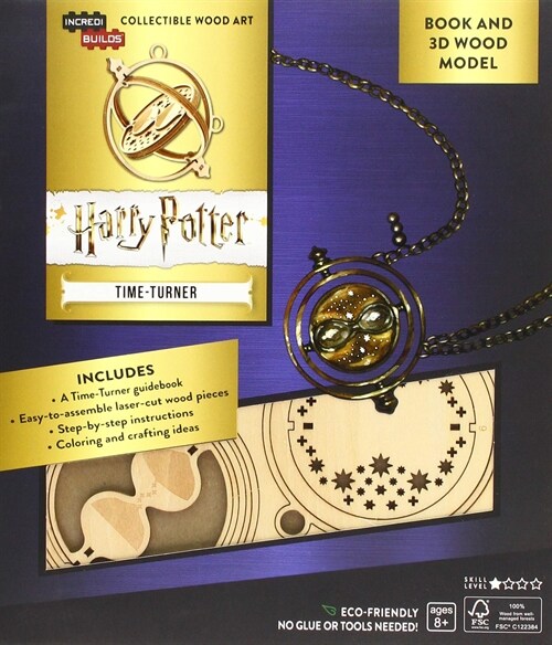 IncrediBuilds: Harry Potter : Time-Turner Book and 3D Wood Model (Kit)