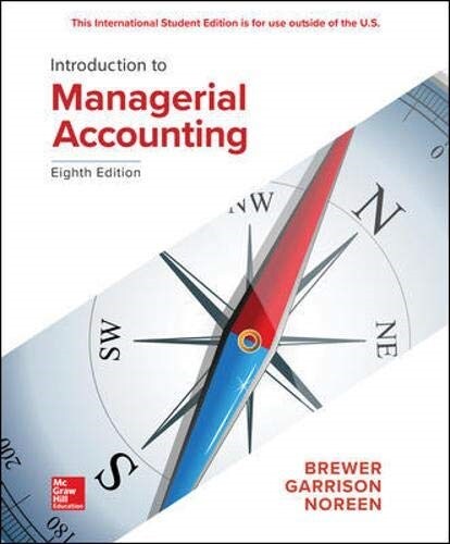 Introduction to Managerial Accounting (Paperback, 8 ed)