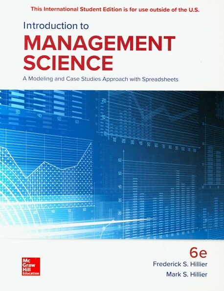 [중고] Introduction to Management Science: A Modeling and Case Studies Approach with Spreadsheets (Paperback, 6 ed)