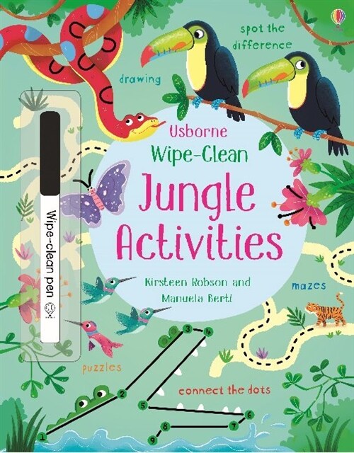 Wipe-Clean Jungle Activities (Paperback)