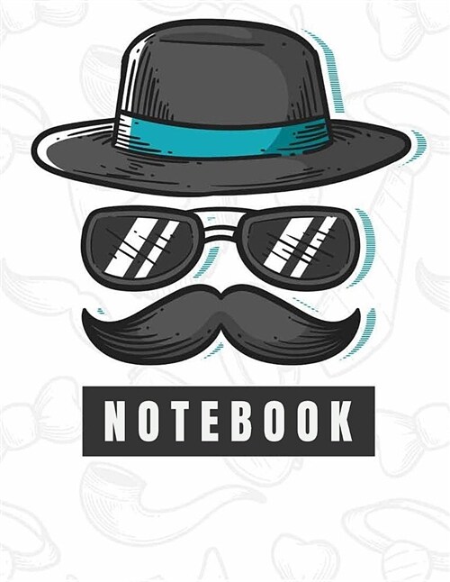 Notebook: Sherlock Cover (8.5 X 11) Inches 110 Pages, Blank Unlined Paper for Sketching, Drawing, Whiting, Journaling & Doodling (Paperback)