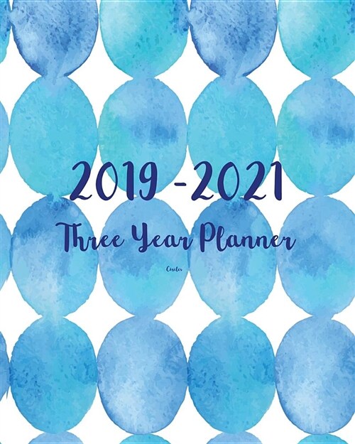 2019-2021 Three Year Planner-Circles: 36 Months Planner and Calendar, Monthly Calendar Planner, Agenda Planner and Schedule Organizer, Journal Planner (Paperback)