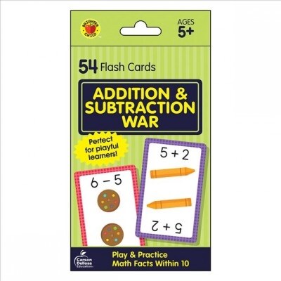 Addition & Subtraction War Flash Cards: 54 Flash Cards (Other)