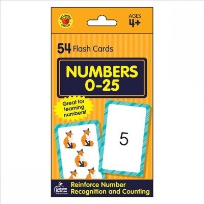 Numbers 0-25 Flash Cards: 54 Flash Cards (Other)